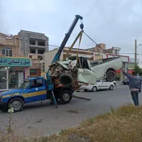 جرثقیل نیسان خاور امداد خودرو یدک کش جرثقیل یدککش