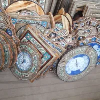 خاتم مینا قاب و ساعت هنر صنایع دستی  قلمزنی قلمکار