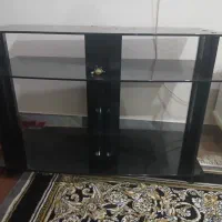 میزتلویزیون  شیشه ای