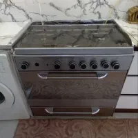 اجاق گاز فر تمام استیل شبکه چدن|اجاق گاز و لوازم برقی پخت‌وپز|قم, زنبیل آباد|دیوار