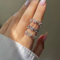 (فروشگاه ساعت و بدلیجات گلچین)انگشتر نگیندار شیک|بدلیجات|تبریز, |دیوار