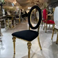 صندلی دوناتی پارچه مشکی