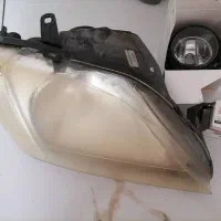 چراغ جلوR و مه شکن R+ لامپ ال ۹۰ ( سمت چپ)