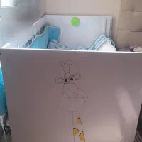 سرویس خواب کودک به همراه تشک و رو تختی اسپورت