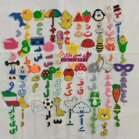 پک کامل حروف الفبا با اشکال ۴۰ عددی