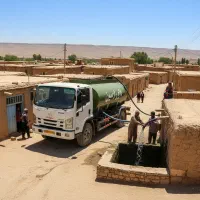 تانکر آبرسانی سریع،تمیز،مطمئن،شلنگ ۳۰ متری