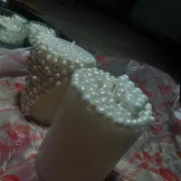 ست شمع مرواریدی|صنایع دستی و سایر لوازم تزئینی|شوشتر, |دیوار