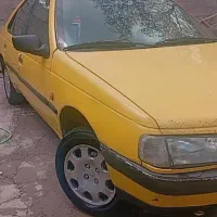 تاکسی خطی همراه با خط نوراباد خرم اباد مدل 1386