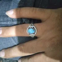 انگشتر زنانه فیروزه اصل مال 8 سال پیشه