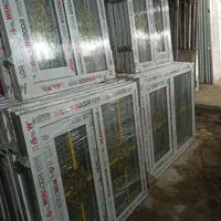 درب و پنجره pvc پیش ساخته آماده/با شیشه دوجداره