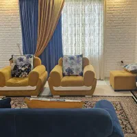 ست مبلمان و میز ناهار خوری و پرده و میزتلویزیونن