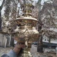 سماور برنجی ذغالی