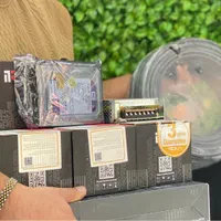 پک دوربین مداربسته با صدمتر کابل و لوازم نصب