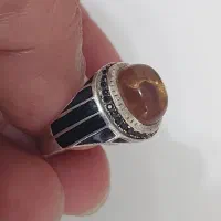 انگشتر نقره کار دست و سنگها طبیعی خاص و زیبا|جواهرات|رشت, یخسازی|دیوار