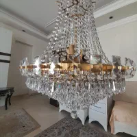 لوستر سلطنتی آبکاری شده برنجی