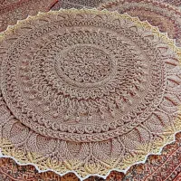 فرشینه ماندالا بافی درسه سایز کوچک متوسط بزرگ|فرش|بندرعباس, |دیوار