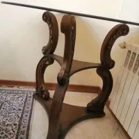 میز گرد چوب و شیشه برنز|مبلمان خانگی و میز عسلی|تهران, فرمانیه|دیوار