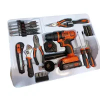 جعبه ابزار Black & Decker نو نو ۶۸ قطعه|ابزارآلات|قم, هفت تیر|دیوار