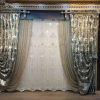 پرده آماده|پرده، رانر، رومیزی|قم, زنبیل آباد|دیوار