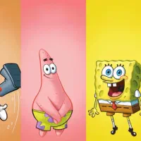 کارتون های باب اسفنجی  و لوک خیلی خوشانس