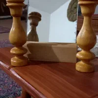 آینه پایه چوبی