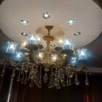 لوستر ۸ شاخه دوقلو نو تازه خریدم