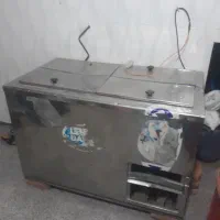 یک عدد یخچال فریزر با روکش تمام استیل چهاردرب|یخچال و فریزر|باسمنج, |دیوار