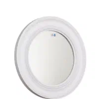 اینه دیواری گرد برند دلفین سفید رنگ پی وی سی