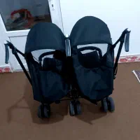 کالسکه دوقلویی کاملا سالم نو