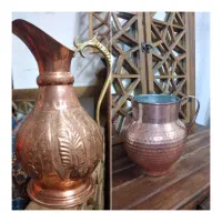 دوعدد پارچ مسی نو