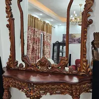 آینه کنسول چوبی