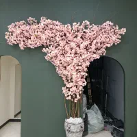 شکوفه گیلاس صورتی دیواری|گل مصنوعی|احمدآبادمستوفی, |دیوار