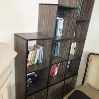 کتابخانه|کتابخانه، شلف، قفسه‌های دیواری|کرج, گلشهر|دیوار