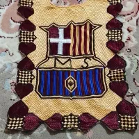 یقه گرافی با دست