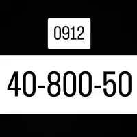 ۰۹۱۲-۴۰-۸۰۰-۵۰