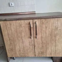 کابینت mdf به همراه سینک و هود و شیر|آب‌چکان و نظم‌دهنده ظروف|کرج, گلشهر|دیوار