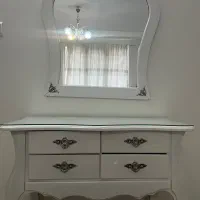 آینه کنسول سفید