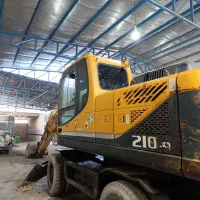 بیل لاستیکی هیوندای210 خط9