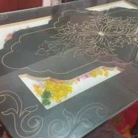 میز ناهارخوری mdf با قابلیت باز و بسته شدن