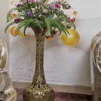 گلدان برنز|گل مصنوعی|اشتهارد, |دیوار