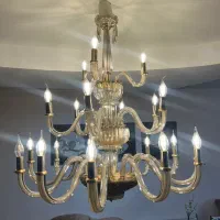 لوستر کریستالی|لوستر و چراغ آویز|گرگان, |دیوار