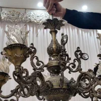 3 عدد لوستر شاه عباسی با لامپ|لوستر و چراغ آویز|مشهد, ایثارگران|دیوار