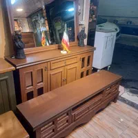 آیینه و کنسول چتری|بوفه، ویترین، کنسول|نسیمشهر, |دیوار