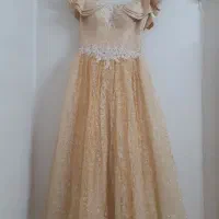 لباس عقد و نامزدی رنگ نباتی پرنسسی|لباس|تهران, مینای جنوبی|دیوار