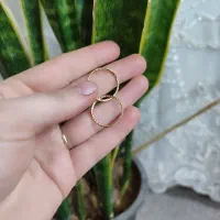 گوشواره طلا یک گرم ۱۵۰ سوتن