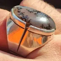 انگشتر عتیقه نقره ((نیست در جهان))عتیقه شجر قائنات