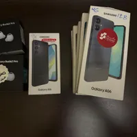 Samsung a06 128 4 سامسونگ پلمب بهمراه buds 2 pro