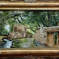 انواع تابلو فرش دستبافت|تابلو فرش|ارومیه, |دیوار