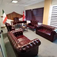 مبل چرم چستر کانتر کلاسیک مدرن پراید پارچه نانو مش|دفتر کار|خرمشهر, |دیوار