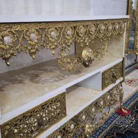 میز تی وی زیبا و سنگین برنز اصل|میز تلویزیون|بروجرد, |دیوار